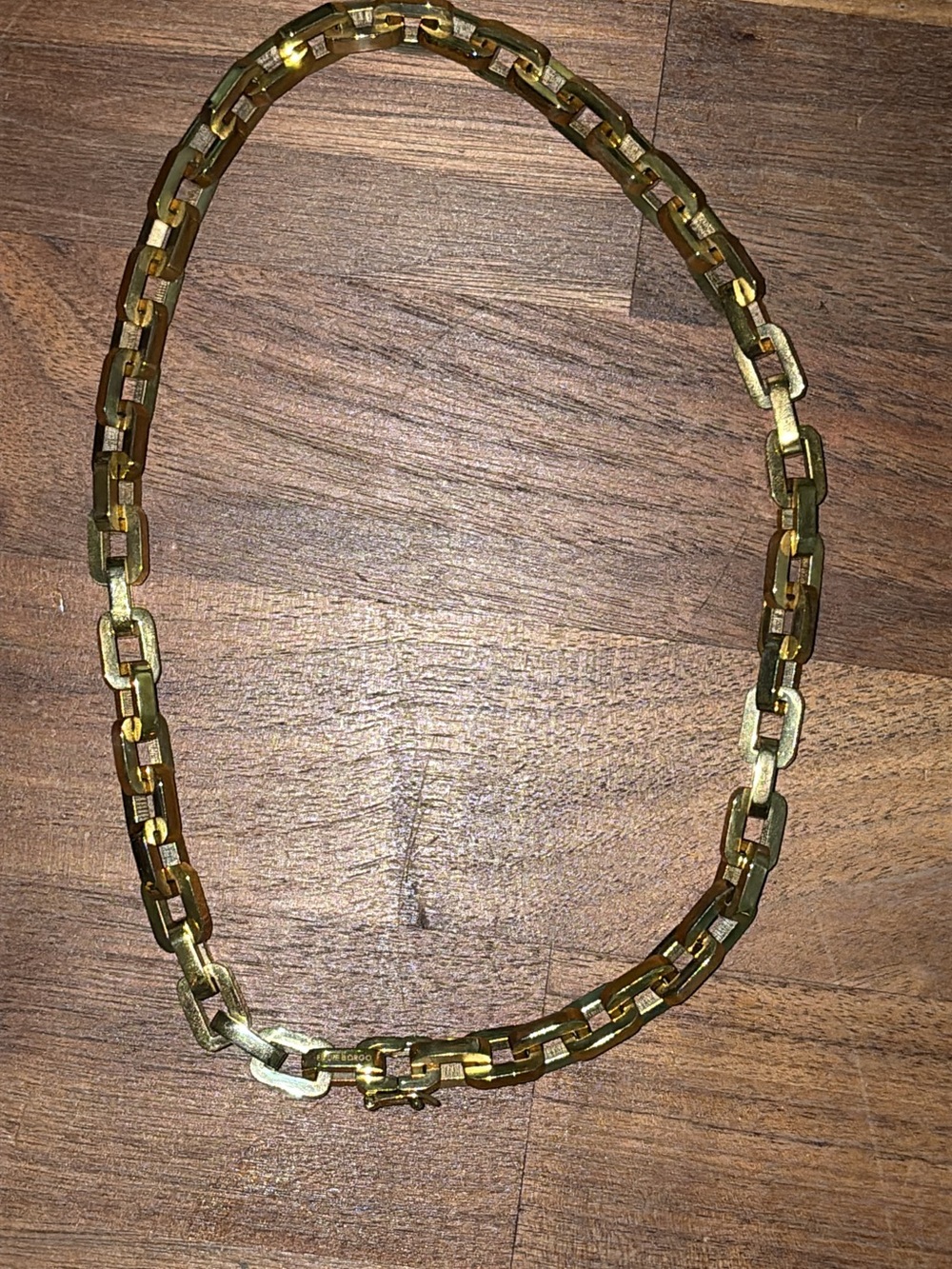 Eddie Borgo Gold Link Chain necklace with Signature Tag